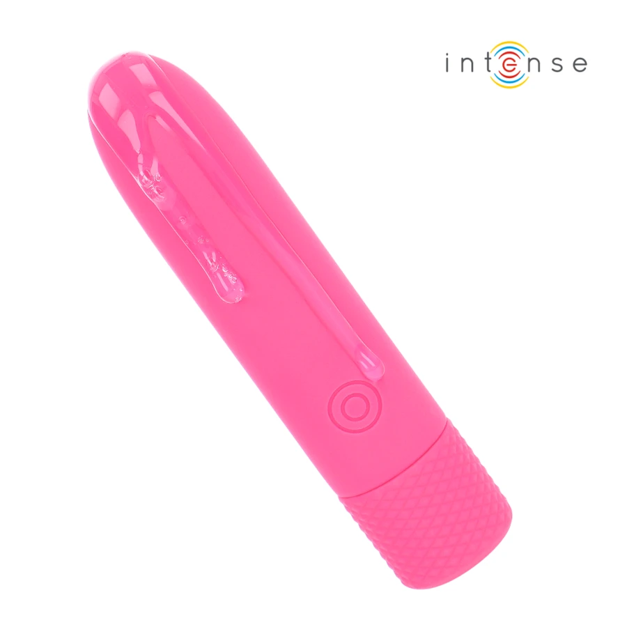 INTENSE  SYMONE USB TAASLAETAV VIBRATING BULL 8 VIBRATIONS ROOSA 10 X 2,2 CM